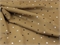 Шелк Max Mara коричневого цвета в горох и с буквой М по полотну м2462 - фото 21644
