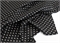 Дикий шелк Chanel черный в белый горошек м2599 - фото 22326