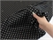 Дикий шелк Chanel черный в белый горошек м2599 - фото 22327