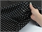 Дикий шелк Chanel черный в белый горошек м2599 - фото 22329